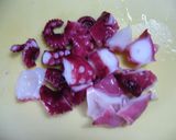 たことセロリのサラダ作り方1写真
