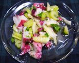 たことセロリのサラダ作り方4写真