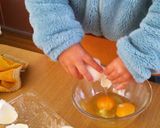 子供と作ろう☆ココアのロールケーキ生地作り方3写真
