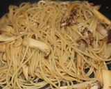 きのこ盛り沢山パスタ　にんにく醤油風味作り方6写真