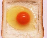 朝 簡単 半熟卵トースト作り方4写真