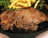 【男の一人飯】スキレット激安ステーキ作り方5写真