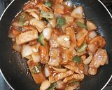 簡単　子供が喜ぶ豚ロース肉と野菜の酢豚風作り方15写真