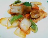 簡単　子供が喜ぶ豚ロース肉と野菜の酢豚風作り方16写真
