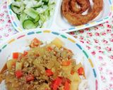 ＊オニオンリング＊調理実習menu作り方7写真