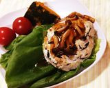 簡単ヘルシー!きのこあんの豆腐ハンバーグ作り方4写真