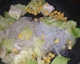 調味料2つ!春雨のカレー炒め作り方5写真