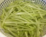 サヨテ(隼人瓜)と豚の味噌炒め作り方2写真