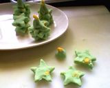 雪だるま団子のハッピーX'masプレート作り方13写真