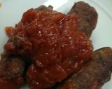 ウインナーの挽き肉巻き巻き トマト風味作り方7写真