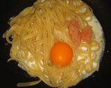 コク☆明太かるぼ。作り方4写真