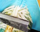 塩きんぴらごぼうの雲丹和え作り方1写真