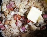 エリンギとベーコンの洋風炊き込みご飯作り方4写真