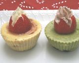 苺と抹茶のチーズケーキ作り方8写真