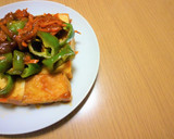 野菜と厚揚げのケチャップ炒め作り方5写真