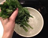 食べやすい春菊と蒲鉾のさっぱり三杯酢和え作り方3写真