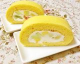 糖質制限！大豆粉で抹茶ロールケーキ作り方16写真