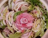 ピリ辛☆白菜と豚肉の重ね蒸し作り方3写真