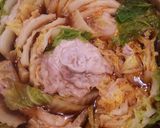 ピリ辛☆白菜と豚肉の重ね蒸し作り方4写真