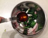 食べやすい春菊と蒲鉾のさっぱり三杯酢和え作り方10写真