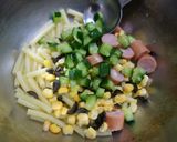 ごろっとソーセージのマカロニサラダ作り方3写真