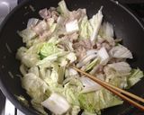 豚バラ肉と白菜の塩炒め作り方7写真