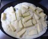 ストウブでねぎと牡蠣のクリームグラタン作り方3写真