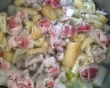 栄養たっぷり♪圧力鍋でみそ入り豚肉かす汁作り方7写真