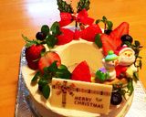 リース風デコレーション★Xmasケーキ作り方10写真