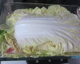 レンジで白菜と豚バラの重ね蒸し作り方3写真