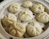 なめ茸肉まん◎HMで簡単中華まん作り方5写真