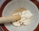 りんごと春菊の白和え作り方4写真