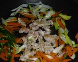 甘辛韓国ダッカルビ風焼きうどん作り方3写真