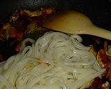 甘辛韓国ダッカルビ風焼きうどん作り方5写真