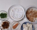 豆腐とおかかと明太子のココットカマン作り方2写真
