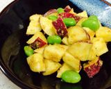 さつま芋の味噌胡麻和え〜お弁当にも♪作り方4写真