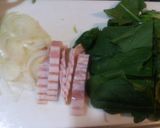 ほうれん草とベーコンの和風パスタ作り方2写真