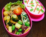 さつま芋の味噌胡麻和え〜お弁当にも♪作り方5写真