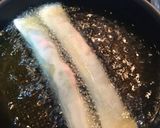 エビと豆苗とチーズの春巻作り方6写真