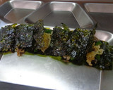 最速の鮭皮葱醤油漬け一口お握り作り方10写真