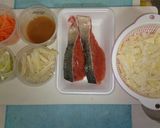 鮭の味噌バターホイル蒸し焼き作り方1写真