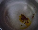 大根の葉とひき肉のピリ辛炒め作り方1写真