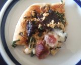卵チキンピザ作り方5写真