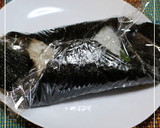 鶏肉とさつまいもの塩きんぴら★おにぎらず作り方6写真