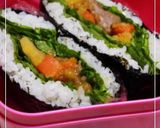 鶏肉とさつまいもの塩きんぴら★おにぎらず作り方8写真