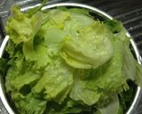 カニ玉レタス炒め作り方1写真