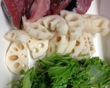 ぶりとレンコンのおろし煮作り方1写真