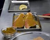 鮭のカレーハーブ焼き作り方2写真