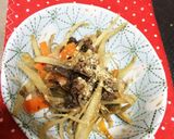 ご飯が進む☆牛こま切れきんぴらごぼう作り方4写真