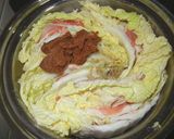 白菜と豚肉のミルフィーユ・味噌煮作り方3写真